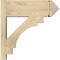 Ekena Millwork Merced Rough Sawn Arts and Crafts Outlooker, Douglas Fir, 8"W x 22"D x 22"H OUT08X22X22MRC03RDF - alternate 2